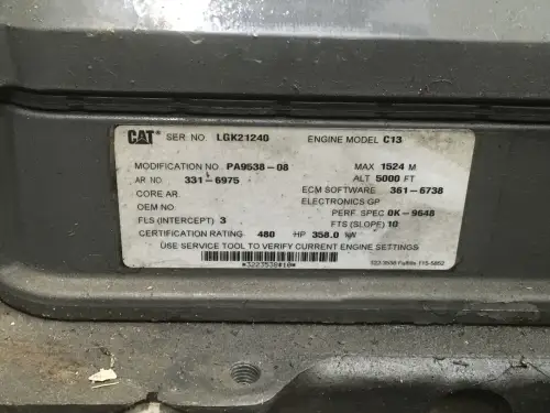 CATERPILLAR C13 LGK-3316975 GEBRAUCHT – Vorschaubild 2