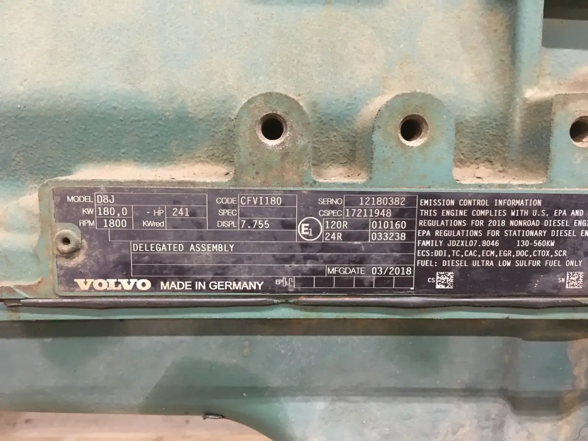 VOLVO D8J CORE - Picture 2