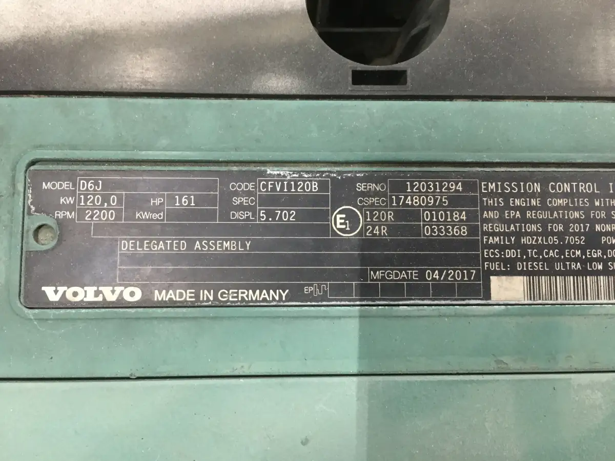 VOLVO D6J NúCLEO PARA PIEZAS - Imagen 2