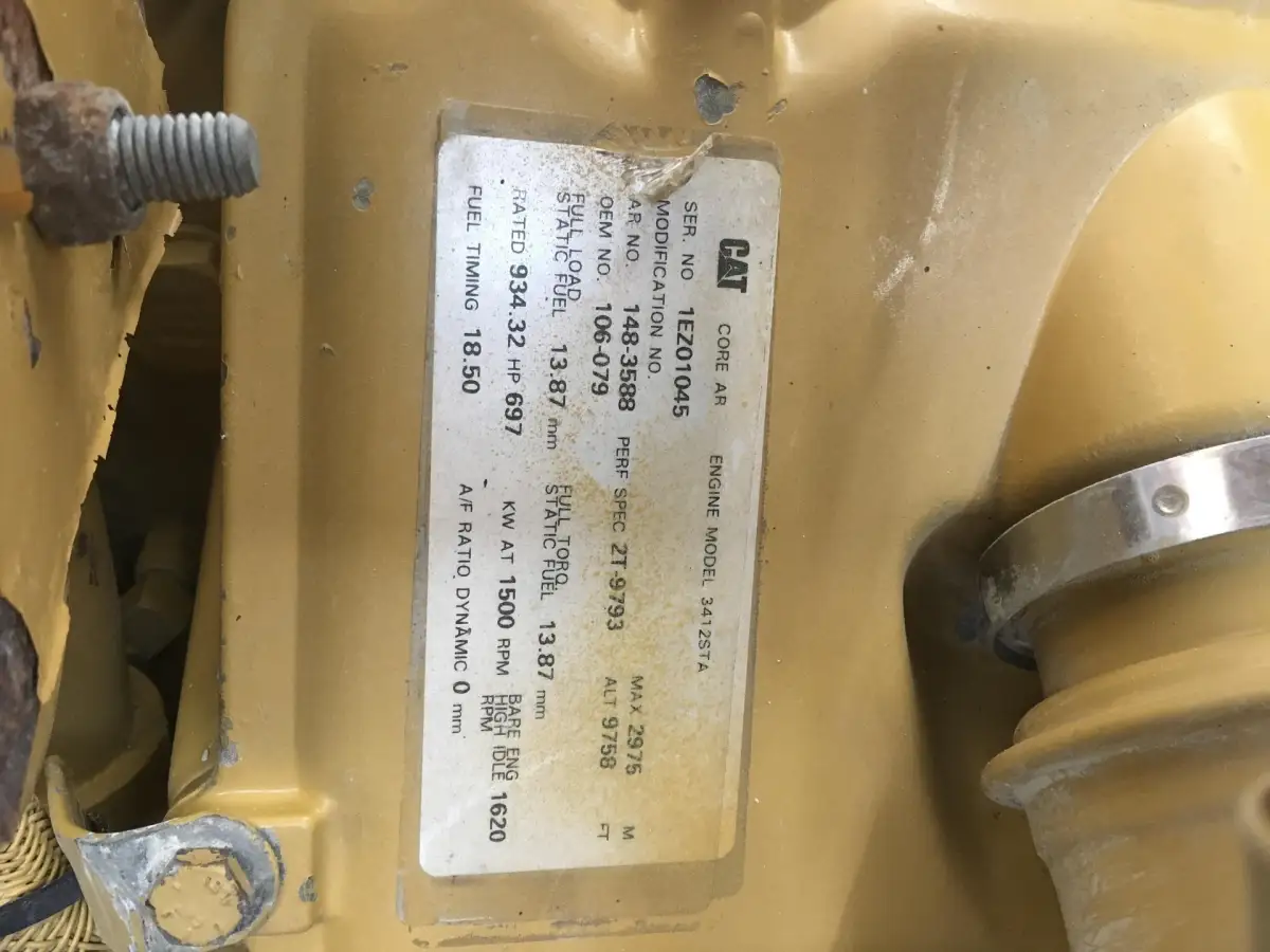 CATERPILLAR 3412 GENERATOR 725KVA GEBRUIKT - Afbeelding 5