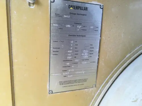 CATERPILLAR 3412 GENERATOR 725KVA USED - Thumb image 8