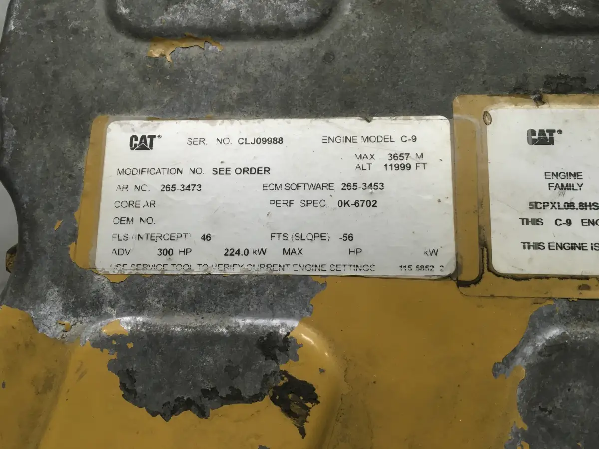CATERPILLAR C9 CLJ-2653473 CORE - Imagen 3