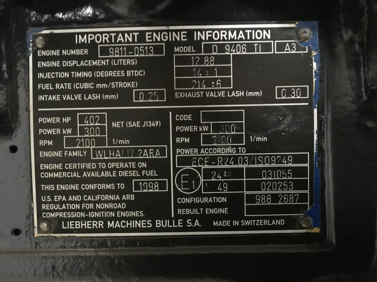 LIEBHERR D9406 TI-E RECONDITIONED - Picture 2