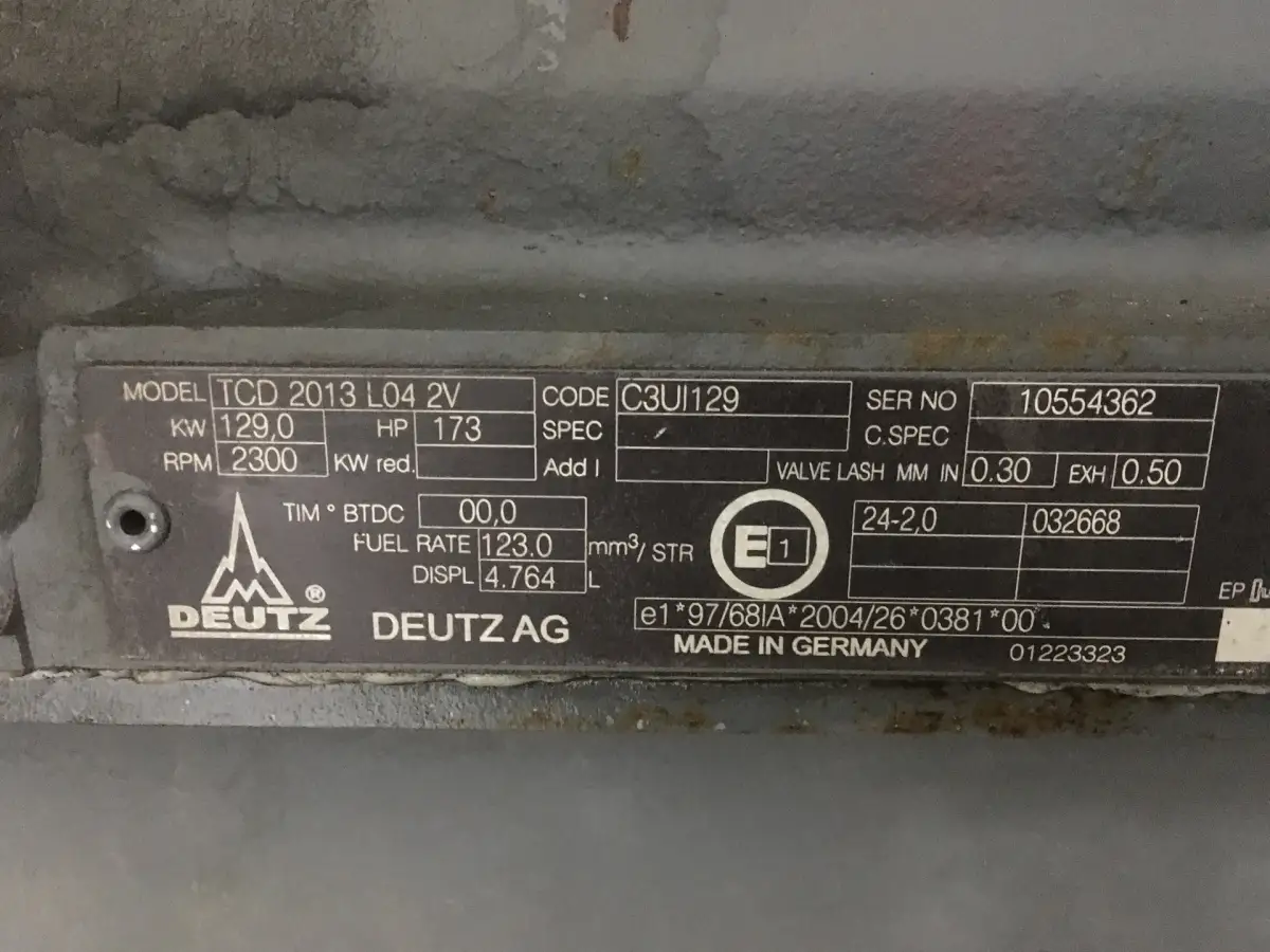 DEUTZ TCD2013L04 2V NÚCLEO - Imagen 6