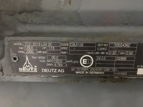 DEUTZ TCD2013L04 2V NÚCLEO - Imagen miniatura 6