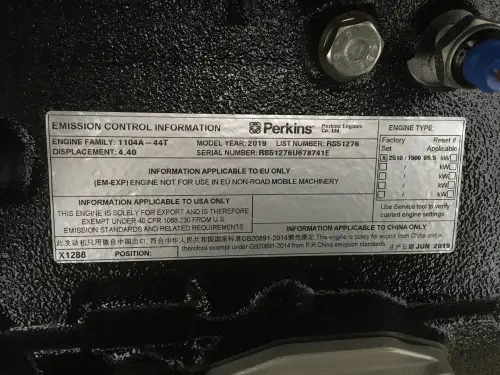 PERKINS 1104D-44T RÉCONDITIONNÉ - 1104D-44T NL38979 - Miniature 3
